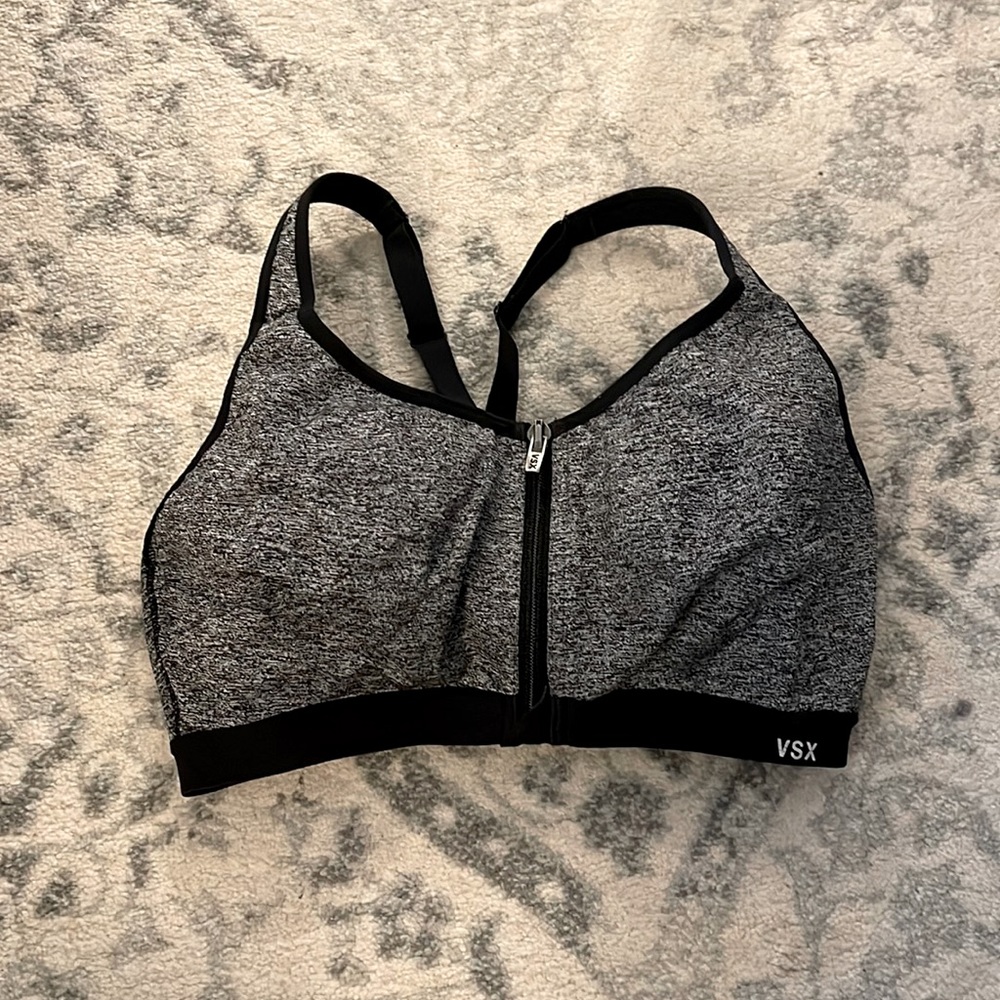VSX Sport extra supportive underwire zip sports bra
